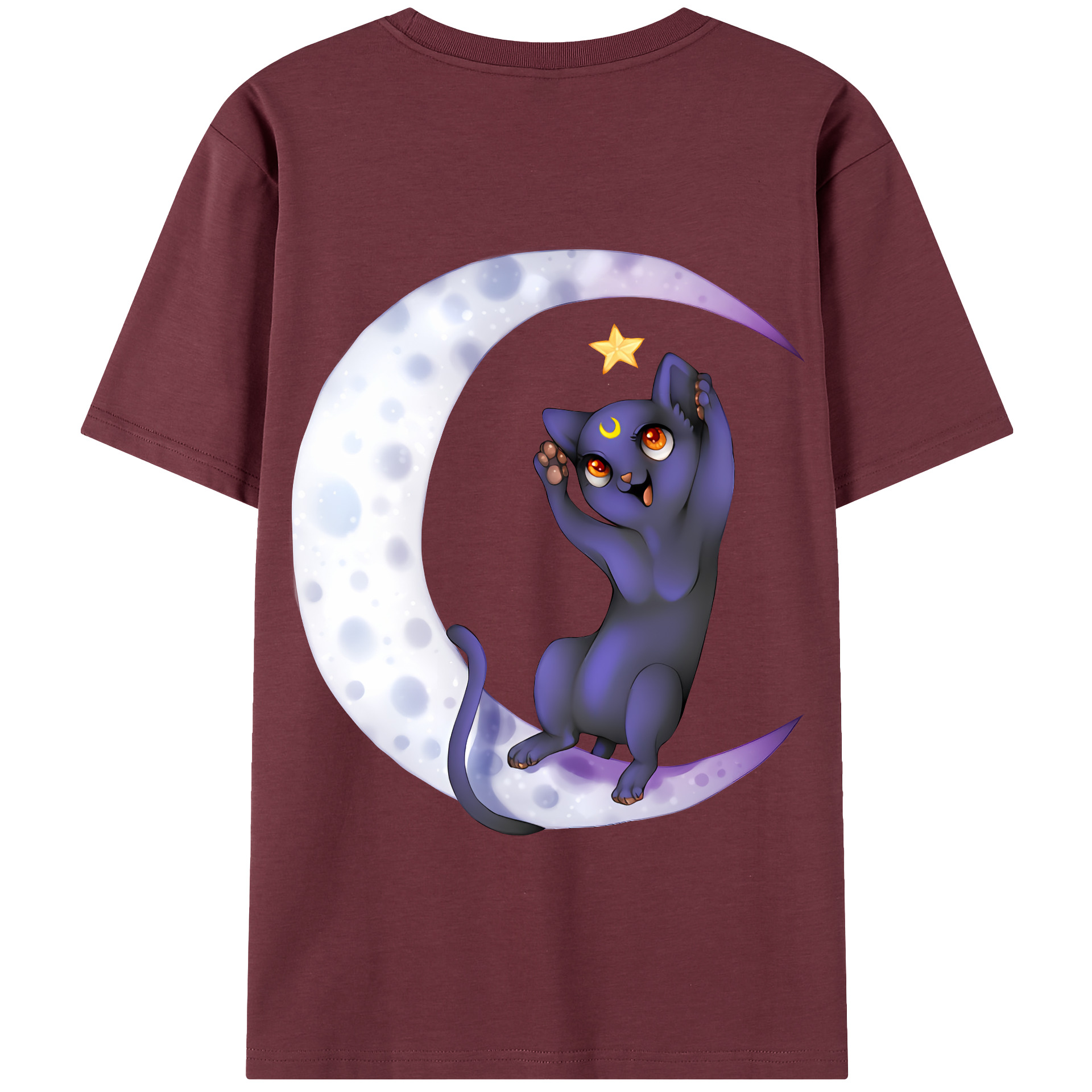 （画像用） 美少女戦士セーラームーン Sailor Moon 綿100％半袖Tシャツ（背面プリント）